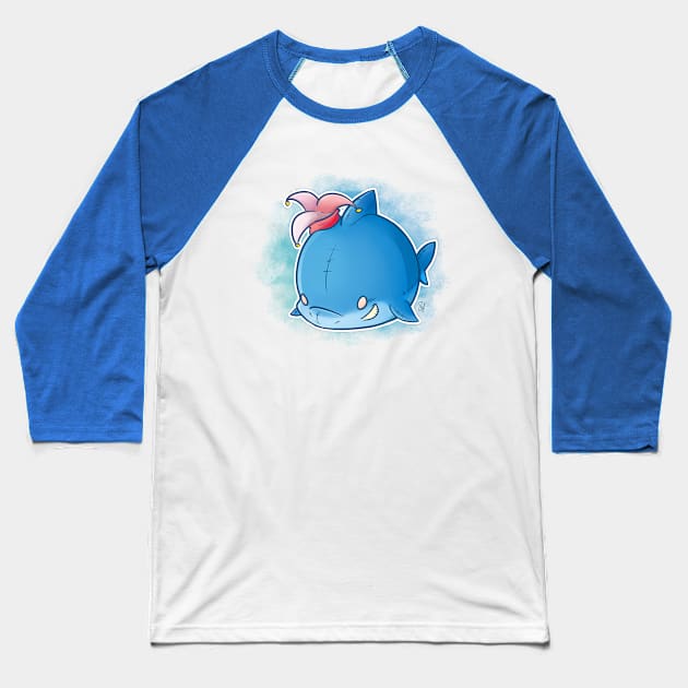 Fool Shark Baseball T-Shirt by NokyArt